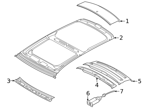 Roof & Components for 2022 Audi RS6 Avant #0