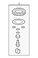 16740R1ZA02 - : Fuel Injection Pressure Regulator for Honda: Civic Image