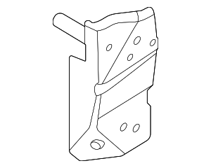 M1PZ78025A01B - : Hinge Pillar Reinforced for Ford: Bronco Sport Image