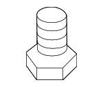 11137535106 - Engine: Oil Pan Drain Plug for BMW Image