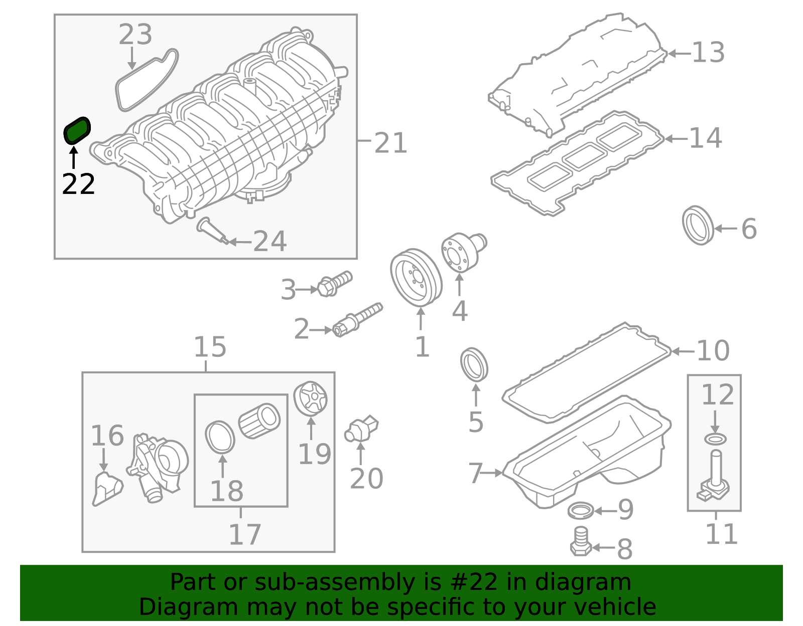 11-61-7-547-242 - High-Quality Manifold Gasket for 2006-2019 BMW ...
