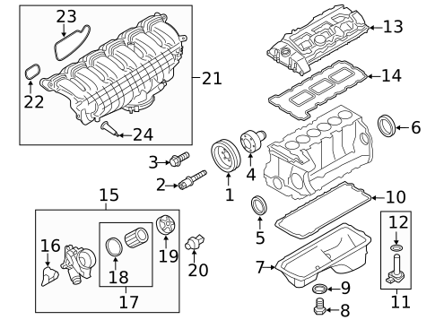 Intake for 2017 BMW X6 #0