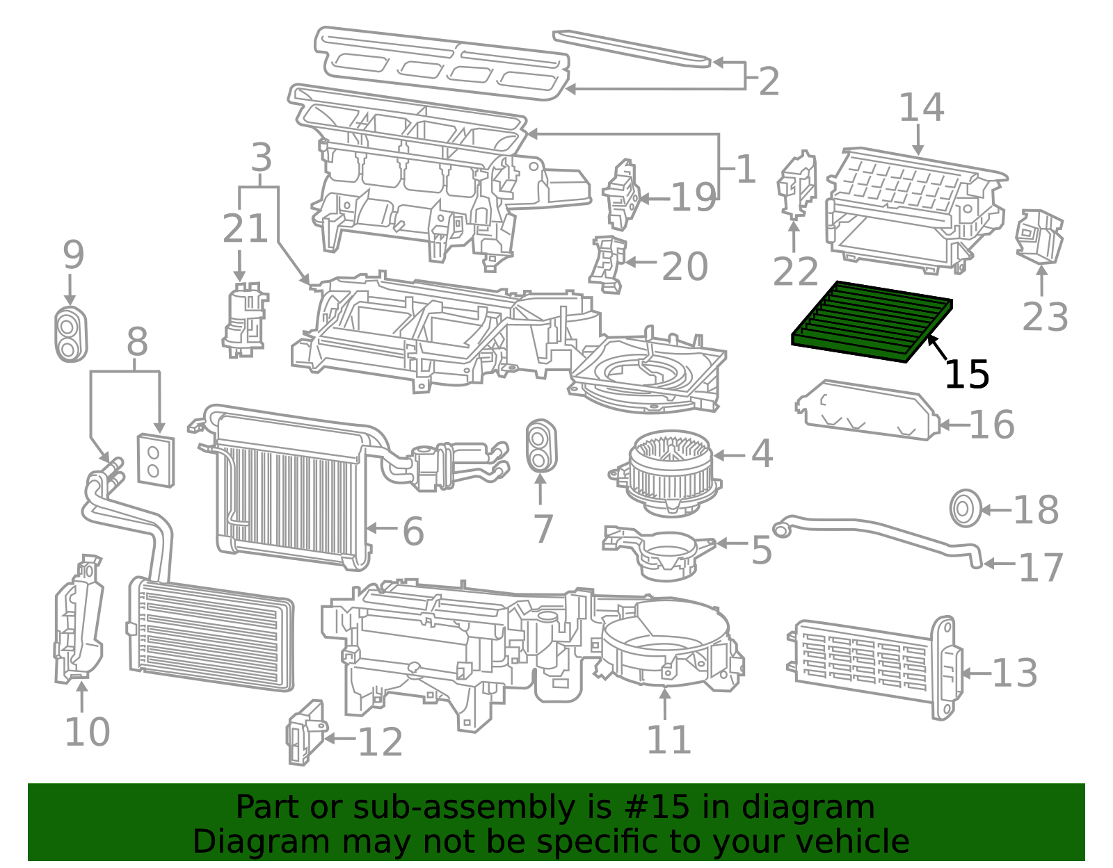 2005-2023 Toyota Tacoma Cabin Air Filter 88508-01010 | Toyota