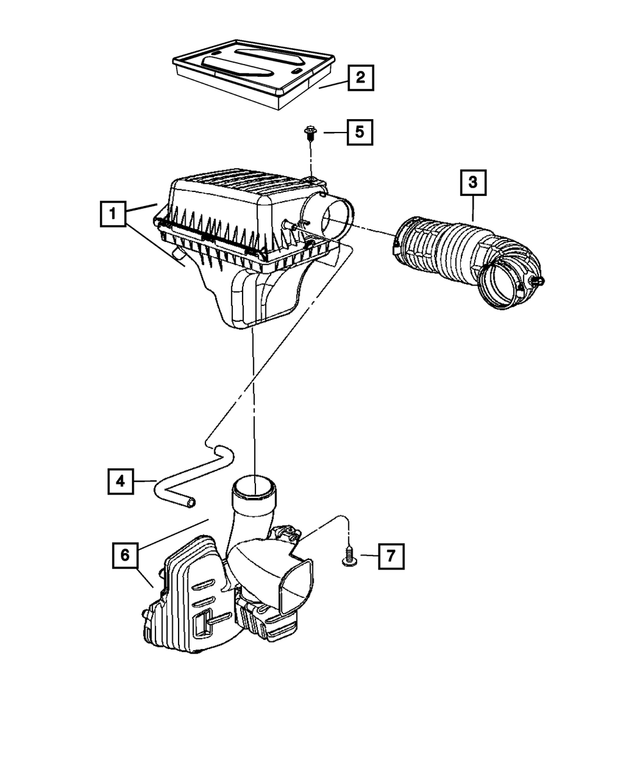« 4861704AB –  : Epurateur D`air pour Mopar Image »