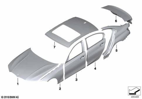Outer Panels for 2024 BMW 330e #0