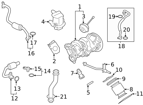Exhaust Manifold for 2021 Porsche Macan #0