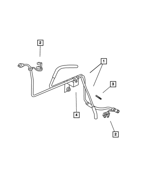 Fuel Lines for 2002 Jeep Wrangler #2