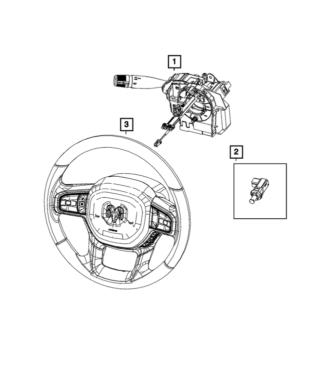 68508703AI - Electrical: Steering Control Module for Mopar Image