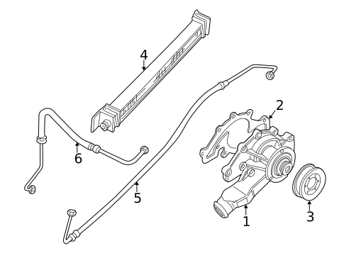 Water Pump for 1996 Land Rover Range Rover #0