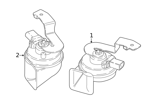 Horn for 2018 BMW 740i #0