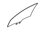 73300T20A02 - Body: Door Glass for Honda Image