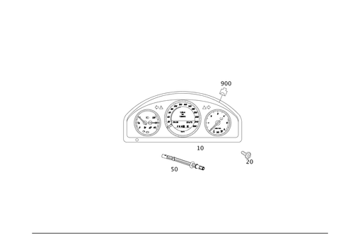 Instrument Cluster for 2015 Mercedes-Benz GLK250 #0