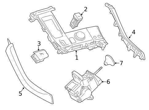 Front Console for 2016 Lexus CT200h #0