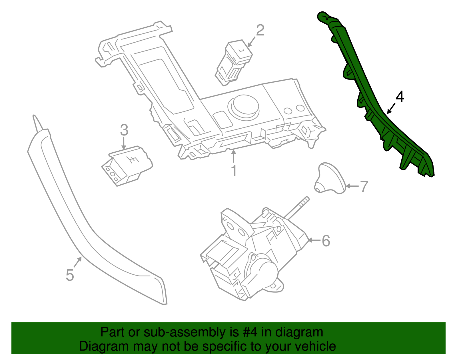 58833-76030-27 - Side Trim Panel - 2014-2017 Lexus CT200h | My L Parts
