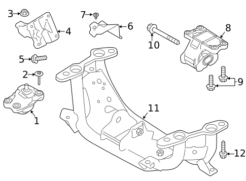 Engine & Trans Mounting for 2023 Land Rover Defender 90 #3