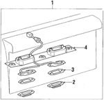 8127080004 - : License Lamp for Toyota: Tercel Image