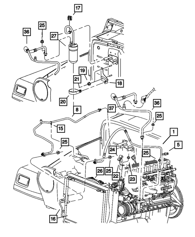 5096126AB - : A/C - Pressure Switch Kit for Mopar Image