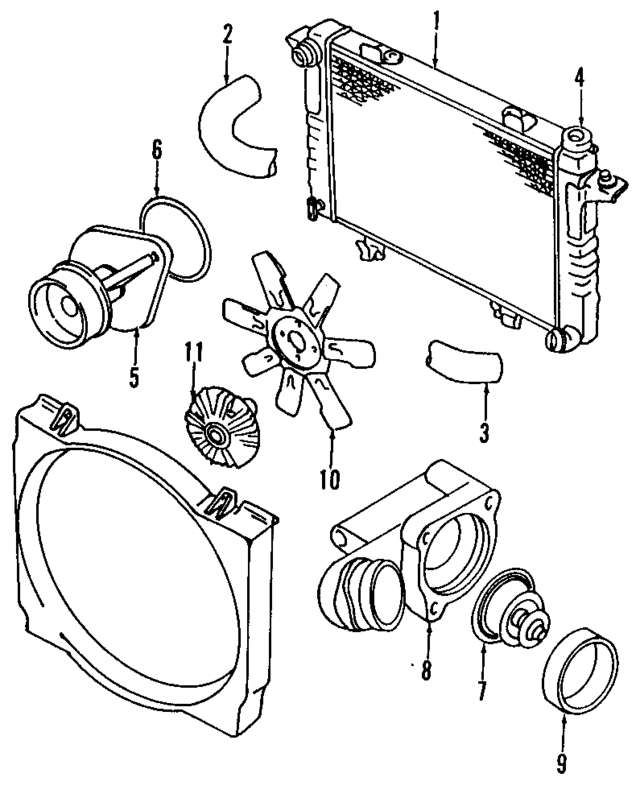 52030191AD - Cooling System: Radiator for Mopar Image