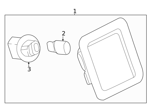 License Lamps for 2022 Ford F-150 #0