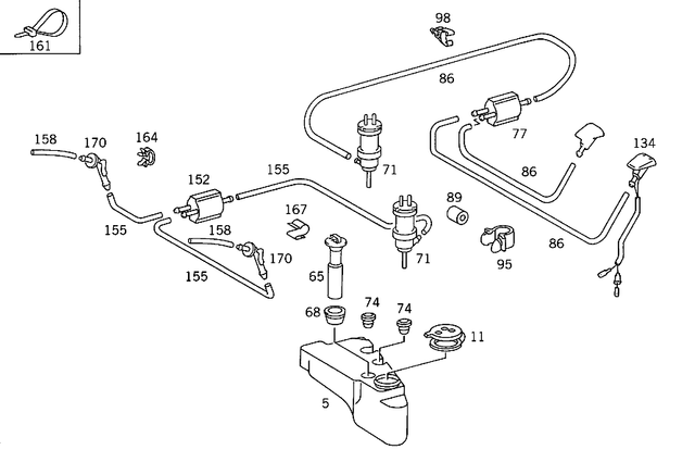 949871300 - Exhaust System: Rubber Bumper for Mercedes-Benz: 180C, 190, 190D, 190E, 220, 220D, 230, 240D, 250C, 280, 280C, 280CE, 280S, 280SE, 280SEL, 300SE, 300SEL, 350SL, 380SE, 380SEC, 380SEL, 380SL, 380SLC, 450SE, 450SEL, 450SL, 450SLC, 500SEC, 560SEC, 560SEL, 560SL, C230, C240, C280, C32 AMG, C320, C350, C55 AMG, CLK320, CLK350, CLK500, CLK55 AMG, CLK550, CLK63 AMG, Maybach S550, Maybach S560, Maybach S600, Maybach S650, S450, S550, S550e, S560, S600, S63 AMG, S65 AMG Image image
