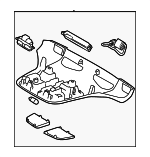 SU00311300 - : Overhead Console for Toyota: GR86 Image