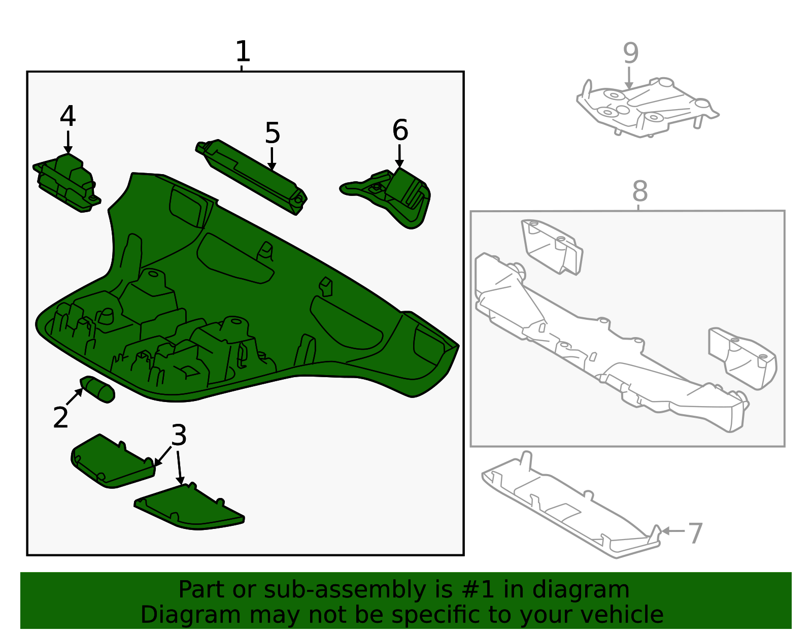 2022-2023 Toyota GR86 Lamp Assembly Map Std SU003-12194 | Sparks Parts