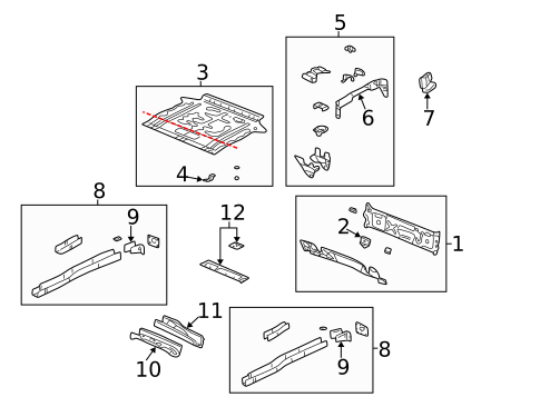Rear Body for 2006 Buick Rendezvous #0
