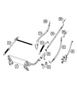 68031850AH - Steering: Power Steering Return Hose for Dodge: Ram 2500 | Ram: 2500, 3500 Image