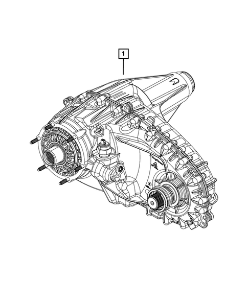 Transfer Case and PTU Assembly for 2022 Ram 2500 #1
