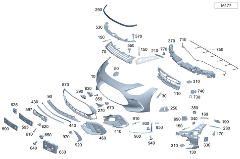Front Bumper for 2026 Mercedes-Benz AMG GT 63 Pro #0