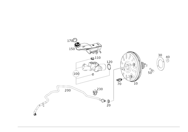2464301530 - : Brake Unit for Mercedes-Benz Image