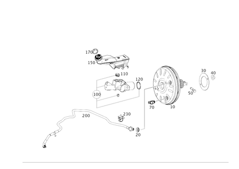 Brake Booster for 2017 Mercedes-Benz B250e #0