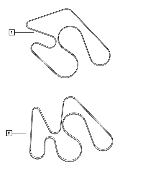 Drive Belts for 2008 Dodge Ram 2500 #0