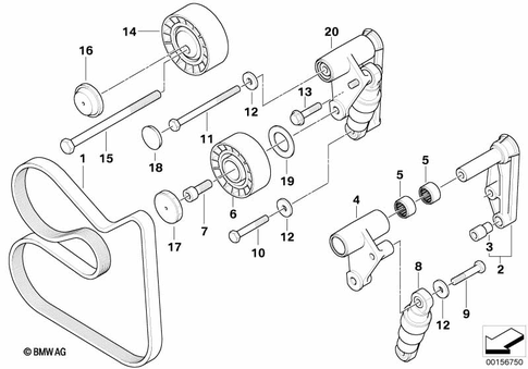 Belt Drive for 2005 BMW Z4 M3.2 #0