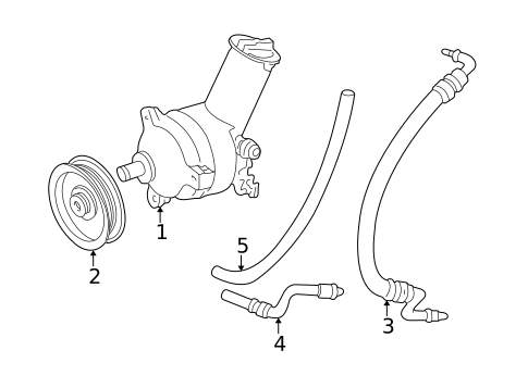 Pump & Hoses for 1999 Ford Ranger #0