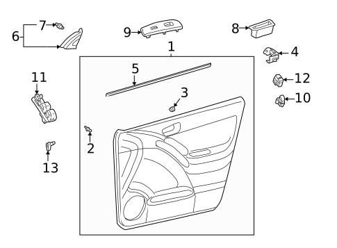 Switches for 2005 Pontiac Vibe #3