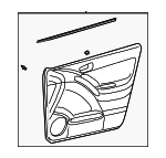 88973798 - Body: Door Trim Panel for Pontiac: Vibe Image