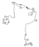 6509097AA - Brakes: Brake Tube Clip for Mopar Image