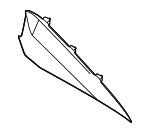 51435A1F981 - Body: Quarter Pillar Trim for BMW Image