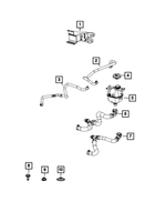 68312497AD - Cooling: Radiator Inlet Hose for Mopar Image image