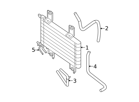 Hoses & Pipes for 2017 Nissan Frontier #0