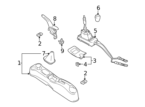 Gear Shift Control for 2013 Nissan Cube #0