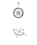 68644644AA - Wheels: Aluminum Wheel for Dodge: Charger Daytona Image