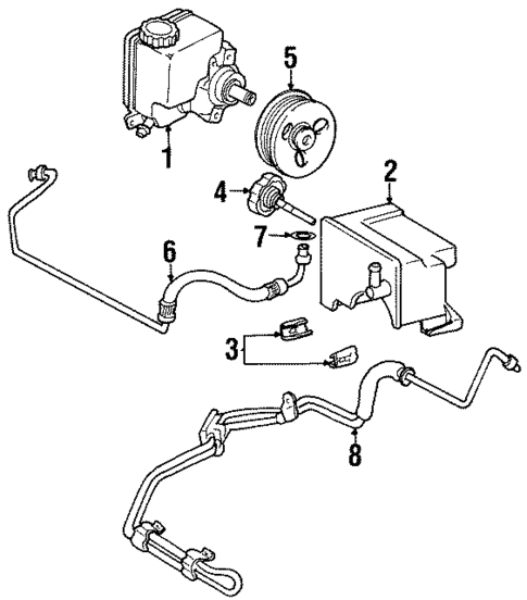 Pump & Hoses for 1999 Chevrolet Monte Carlo #0