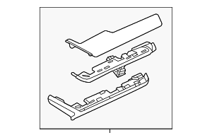 84884145 - : Part# 84884145 F Applique for Cadillac: Escalade, Escalade ESV Image