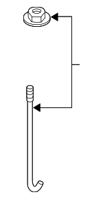 MR124716 - Electrical: Battery Bolt for Mitsubishi Image