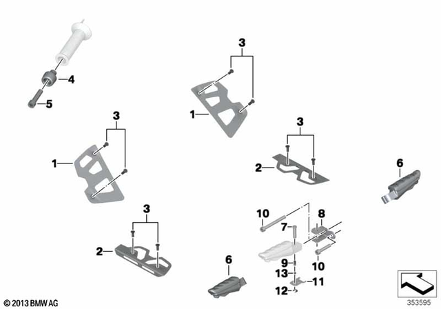 77228527001 - Design: Handlebar Weight, Chrome-Plated for BMW-Motorrad Image