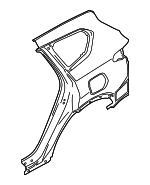 71503S1C10 - Body: Quarter Panel for Hyundai: Santa Fe Image