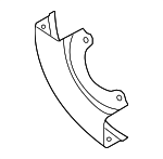 5Q1612163A - : Heat Shield for Volkswagen: Arteon, Atlas, Atlas Cross Sport, Golf, Golf Alltrack, Golf R, Golf SportWagen, GTI, Tiguan Image