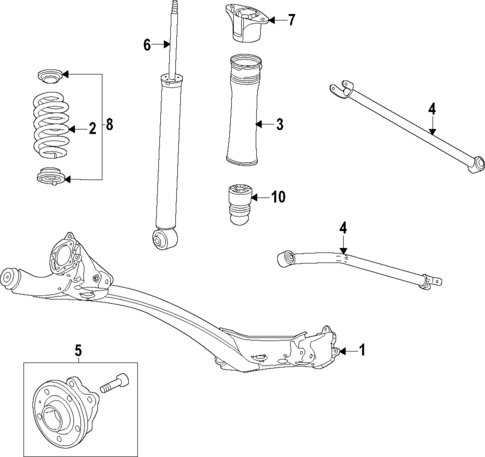 Rear Suspension for 2024 Buick Envista #1